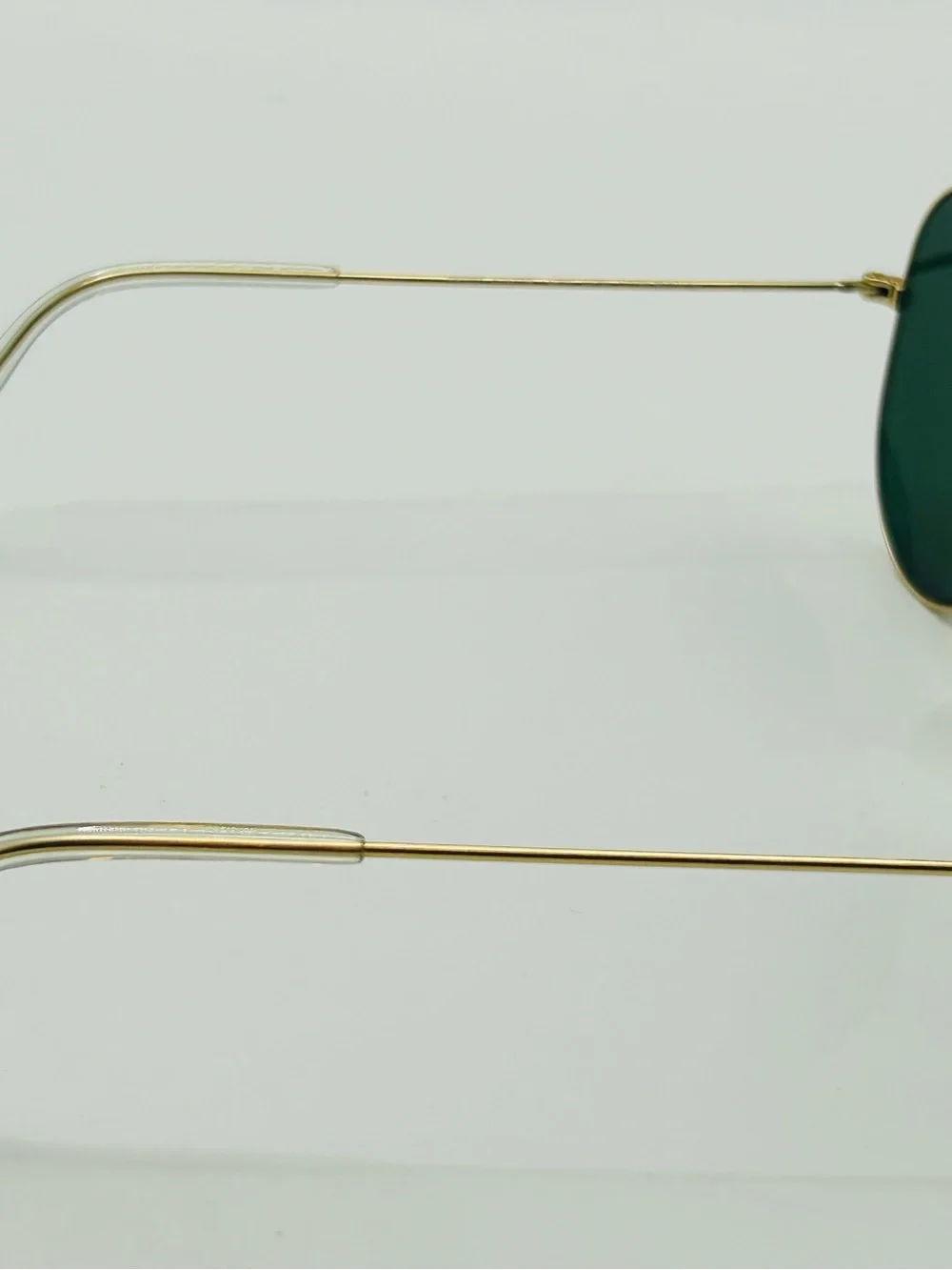 Ray-Ban RB3025 Gold Frame with Green Gradient Lenses Aviator Sunglasses